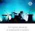 K&M Headphones, Black, Universal Support, Portable Electronic Device Stand, Steel Construction, Rubber Covered