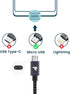 RAMPOW Micro USB Cable 10ft, Extra Long Charging Cord, QC 3.0 Fast Charge & Sync USB Cable, Braided Android Charger Cable for Samsung Galaxy S7 Edge S6 S5, Moto, LG G4, HTC - Space Gray by RAMPOW