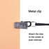 Black Backdrop Background Clips Holder for Photo Video Studio, 12 Pack