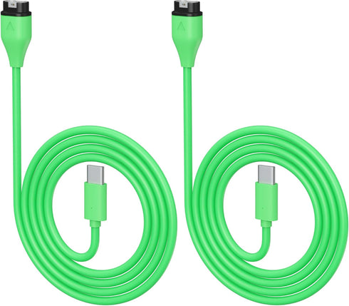 AWINNER Charger Cable for Garmin Watch, USB C - 2 Pack