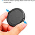 PATIKIL 52mm Lens Cap, 5 Pack Sides Pinch Snap Cover for Front Lens with Cloth, Suitable for Universal DSLR Lenses
