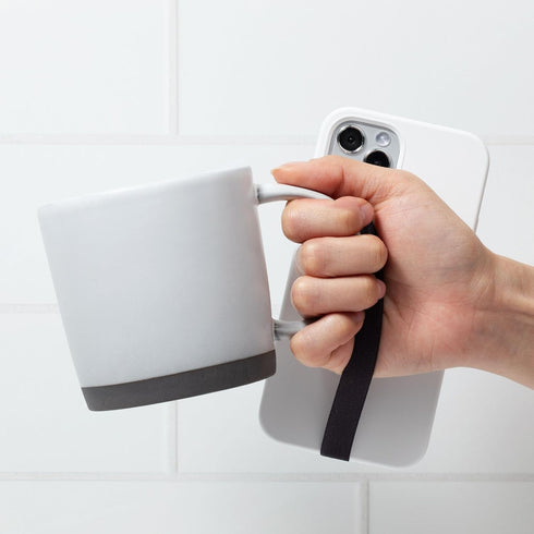 SteadyStraps Full-Hand Elastic Phone Strap/Grip, for Comfort & Convenience, Multi-Position Adjustable with Easy On/Off