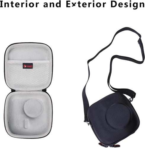 XANAD Hard Case for Fujifilm Instax Mini 12 / Mini 11 / Mini 10 / Mini 9 / Mini 8 / Mini 7 and for Fujifilm Instax Mini 99 Instant Camera (with Shoulder Strap)