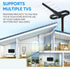 WERCHTAY 360 4K 32ft RG6 Outdoor TV Antenna Omni-Directional Extended Range Reception Enhance VHF&UH Ready HDTV Antenna
