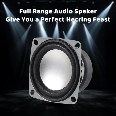 DWEII 6Pcs 2" 4Ohm 3W Full Range Audio Speaker Stereo Woofer Loudspeaker