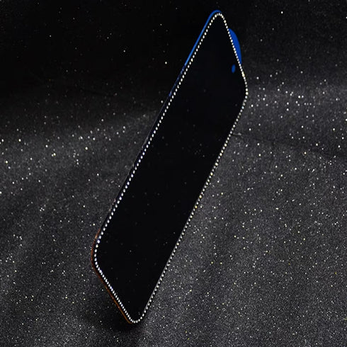 2PCS Glitter Privacy Screen Protector for iPhone 14 Pro Max/iPhone 15 Plus, Anti-spy Diamond Bling Tempered Glass