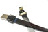 Slim Flat USB C 90 Degree Angled FPV Cable, USB Type-C to Standard USB A for Sync and Charging, Black (20CM)
