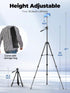 EMART 61 Phone Tripod Stand with Flexible Gooseneck, Portable Tripod for iPhone and Camera, Overhead Cellphone Holder
