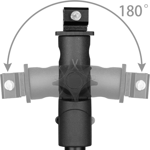 ChromLives Professional Swivel Stand Light Bracket, Camera Flash Speedlite Mount, Umbrella Bracket Shoe Holder E Type