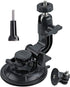 ASOCEA Action Camera Suction Cup Mount for Windshield with Tripod Adapter Compatible with Gopro Hero 11 10 9 8 7 6/AKASO