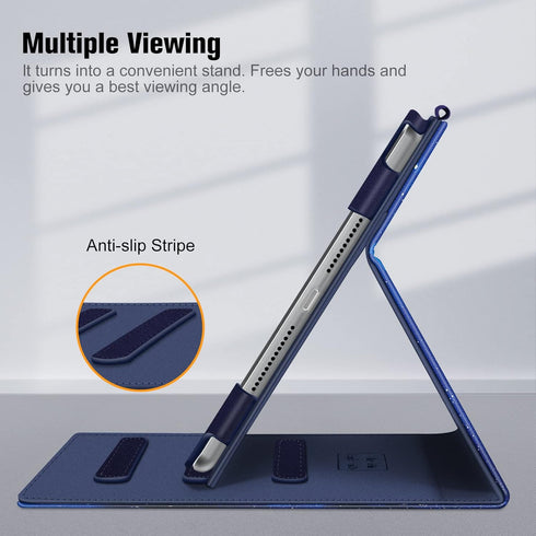 Fintie Case for iPad 9th/8th/7th Generation, 10.2 Inch Multi-Angle Viewing Stand Cover with Pocket, Starry Sky