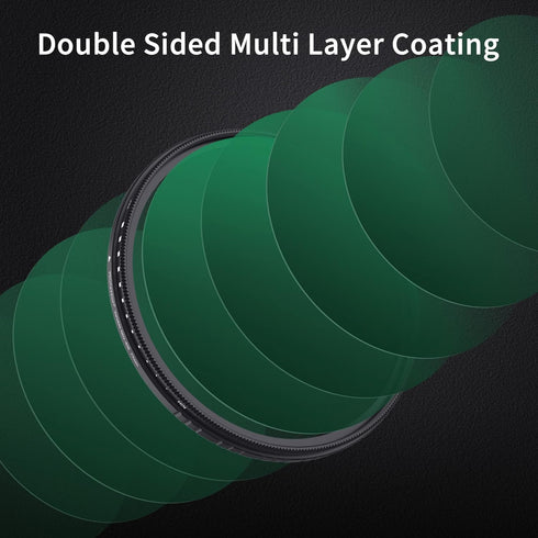 PROfezzion 77mm Variable ND Filter, Multi-Coated ND2-ND400 for Canon EF 16-35mm, Sigma 24mm, Nikon AF-S Lens