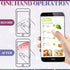 9 Pieces Cell Phone Grip Holder, Colorful Self-Adhesive Finger Ring Sublimation Holders for Smartphone and Tablets