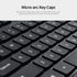 KM901 Wireless Keyboard Mouse Combo, Portable 2.4G Mini 78 Key Keyboard and Mouse Set for Office