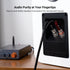 14AWG 5.9Ft, 1 Pack 4 (1.8m/70.87in) Fosi Audio Braided Speaker Wire Pair Cable with Gold Plated Banana Plugs, Black