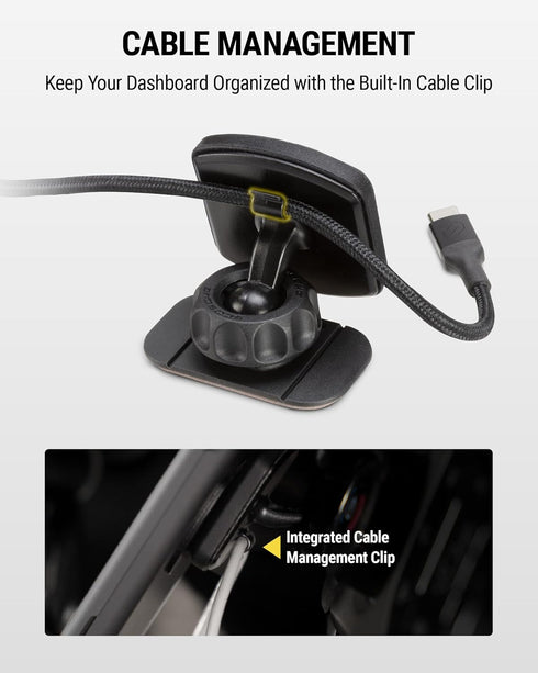 Scosche MAGDM2 MagicMount Magnetic Car Phone Mount, 360° Adjustable Magnet Head, Universal Holder