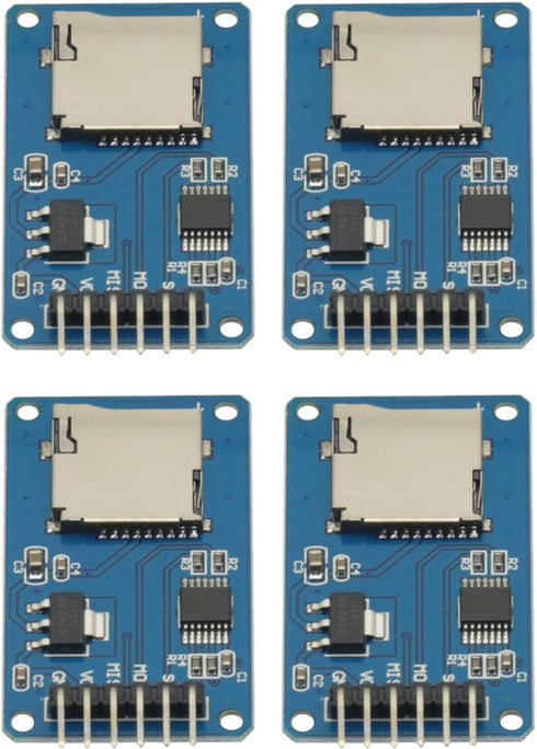 GODIYMODULES 4Pcs R3 2560 Micro SD Storage Expansion Board Micro SD TF Card Memory Shield Module SPI for Arduino SD