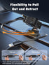 Retractable Car Charger with 4 in 1 Super Fast Charging Cables (31.5 inch), 2 USB Ports Adapter for iPhone 15 14 13 12