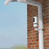 Pole Mount Bracket for Pan Tilt Camera - Multifunctional Winding Installation (1 Pack, White)