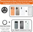 YKI 17mm 17mm/0.67inch 360 Magnetic Phone Mount Adapter Compatible with Mag Safe, ViewStable Magnetic Car Phone Mount