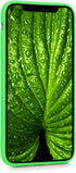 kwmobile Soft Slim Protective TPU Silicone Case Compatible with Apple iPhone X - Neon Green