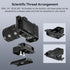 SmallRig Camera Base Plate with 15mm LWS Rod Rail Clamp for Sony A6500, A6600, A6300, Canon R5, R6 - 1674