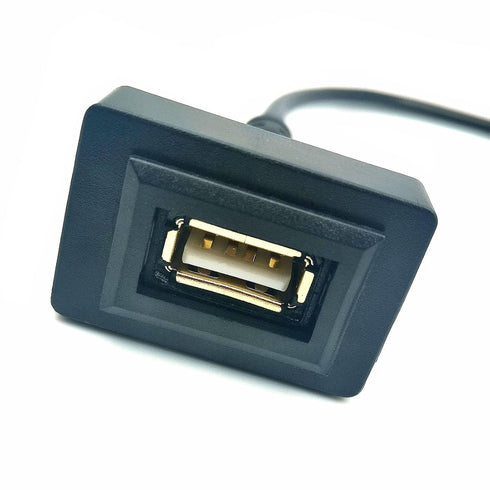 Car Dash Flush Mount USB Port Panel Extension Cable Adapter for Toyota Vios/ALTIS (35 24mm)