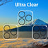 Dengduoduo 3 Pack Tempered Glass Camera Lens Protector for iPhone 13 Pro & Pro Max, Ultra HD, 9H Hardness, Easy Install.