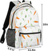 Aglebo Backpack Backpack 16x11.4x8 inch Daypack Pack Funny Carrot Travel for Men Women Casual Cute Laptop Lightweight