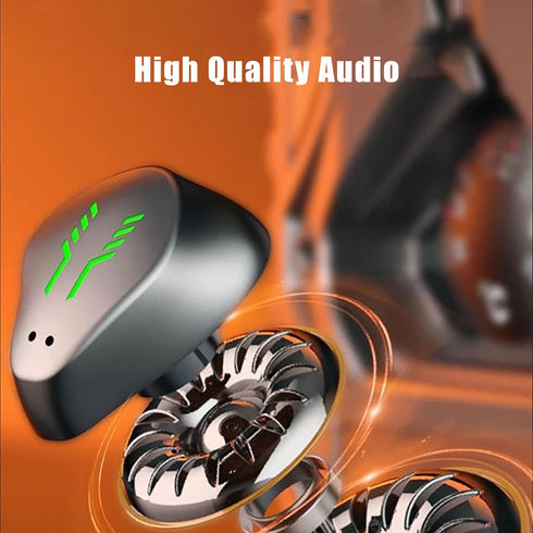 H09 Bluetooth 5.3 Wireless Earbuds with Long Battery Life, Environmental Noise Canceling, IPX7 Waterproof, HiFi Stereo