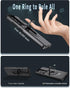 Shop Samsung Galaxy S21 Ultra Mag-Safe Kickstand Case: Slim, Shockproof, Military-Grade, 360° Rotating Stand, Black.