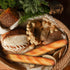 2pcs Set Garneck Realistic Fake Bread Loaves Artificial French Bread - Faux Food Decor for Kitchen Display, Photography