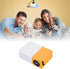 Mini Projector, 1080P Full HD Video Projector for Outdoor Home Theater, Hifi Stereo Speakers, HDMI, USB, AV