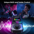 LENCENT Bluetooth 5.0 FM Transmitter for Car, AUX Car Radio Adapter, Big Color Screen, MP3 Music Player TRE&BASS Booster, QC3.0 Fast Charger, Wireless Microphone Support Hands-Free Siri Google TF Card
