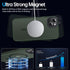 Magnetic Case for iPhone 13 & iPhone 14 for MagSafe, 10FT Military Grade Protective Slim Translucent