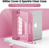 INFILAND 9th/8th/7th 2021/2020/2019 10.2 inch, 7/8/9 for iPad Generation Case Glitter Slim Protective Cover with Clear