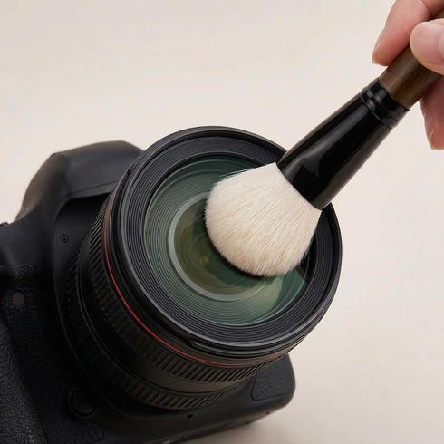 ZGGAZCA Lens Brush Camera Cleaning Kit for Lenses and Screen Goat Hair Cleaner Pen for DSLR Camera Computer Screen Soft