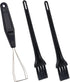 Keycap Puller, Stainless Steel Keycap Removal Tool with 2 Pcs Keyboard Cleaning Brush for Mechanical Keyboards