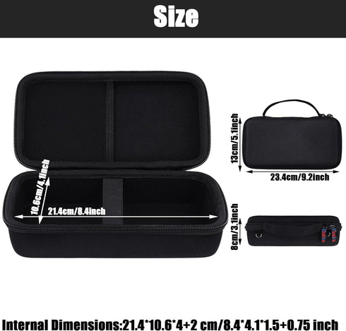 khanka Hard Travel Case for Fujifilm Instax Mini 99 Instant Film Camera, Case Only (Black)
