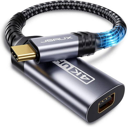 JSAUX USB Type C to Mini DisplayPort Adapter, 4K@60Hz, Compatible with MacBook Pro 2019, Dell XPS