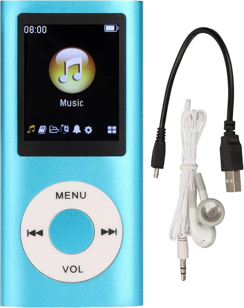 Yosoo Health Gear MP3 Player, Lossless Sound Slim 1.8 Inch LCD Music Player, Supports 64G