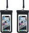 Waterproof Phone Pouch Floating, Transparent PVC Phone Case, 2 Pack Protector for iPhone 15 14 13 12 11 Pro Max Plus XS