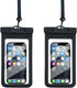 Waterproof Phone Pouch Floating, Transparent PVC Phone Case, 2 Pack Protector for iPhone 15 14 13 12 11 Pro Max Plus XS