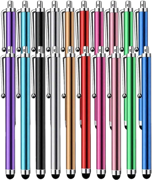 Stylus Pens for Touch Screens, SLKIJDHFB 20 Pack Universal Capacitive Pens for iPad, Tablets, Samsung Galaxy