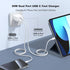 USB C Charger Block 10ft&6ft Compatible with iPhone Fast Charger, Upgrade 2Pack Wall Charger with 10ft Type C to A &