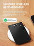 Fumei Wireless Rechargeable Card Locator, Bluetooth Tracker Slim Wallet Finder Compatible with Apple Find My