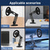 Universal 360° PRO Magnetic Suction Phone Holder for Car, Alloy Folding Magnetic Cell Phone Holder, Dashboard Mount for