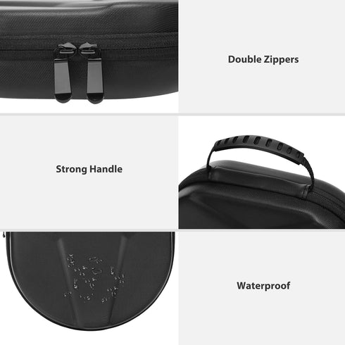 MOSISO Hard Travel Case for Sony WH1000XM5/WHCH710N/WH1000XM4/WHXB900N, Bose 700/QC35 II, AirPods Max, Black