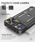 SOiOS for iPhone 16e Case 2025, iPhone 13/iPhone 14 Cover with Kickstand, Shockproof Military Grade Protective Cell