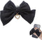 Miitoomo Cute Bow Phone Stands Fashion Cellphone Charm Grip Holder Universal Rotatable (Black)
